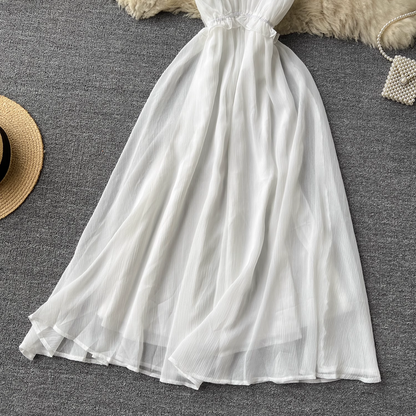 women's summer white dress YM1097