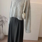 Gray Sweater Design Mohair Hollow Sweater YM1861