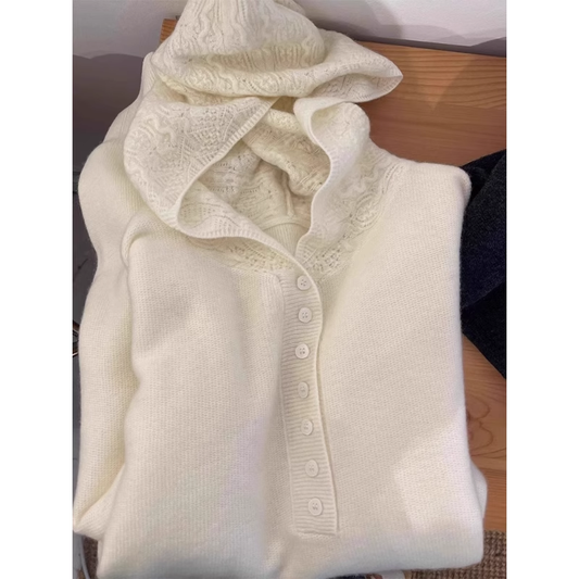 Hooded Pullover Fashion Sweater YM1856