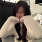Women's New Winter Milk White Sweater YM1812