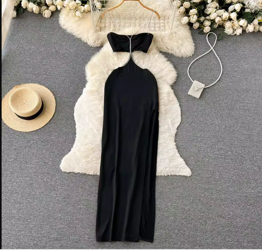 Holiday Style Sexy Maxi Dress,YM95