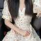 French polka dot retro polka dot dress for women in summer YM1081