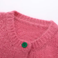 Cardigan Sweater Spring and Autumn New Chic Mohair Knitted Jacket YM1806