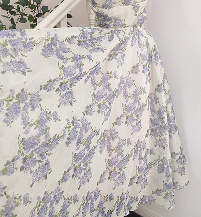 New Arrival Hepburn Style Floral A Line Pleated Party Dress YM2099