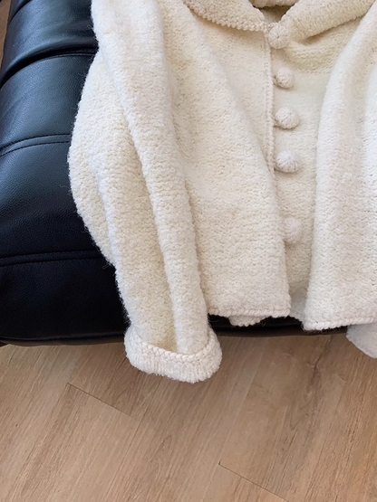 Early Autumn Hoodie, Soft Hooded Sweater Jacket YM1871