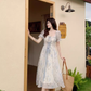 women's summer printed dress YM1537