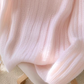 Pink V-neck loose knit sweater for women new style YM1895