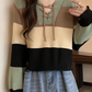 women's autumn and winter striped short sweater  YM504