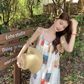 women's summer floral suspender dress YM1192
