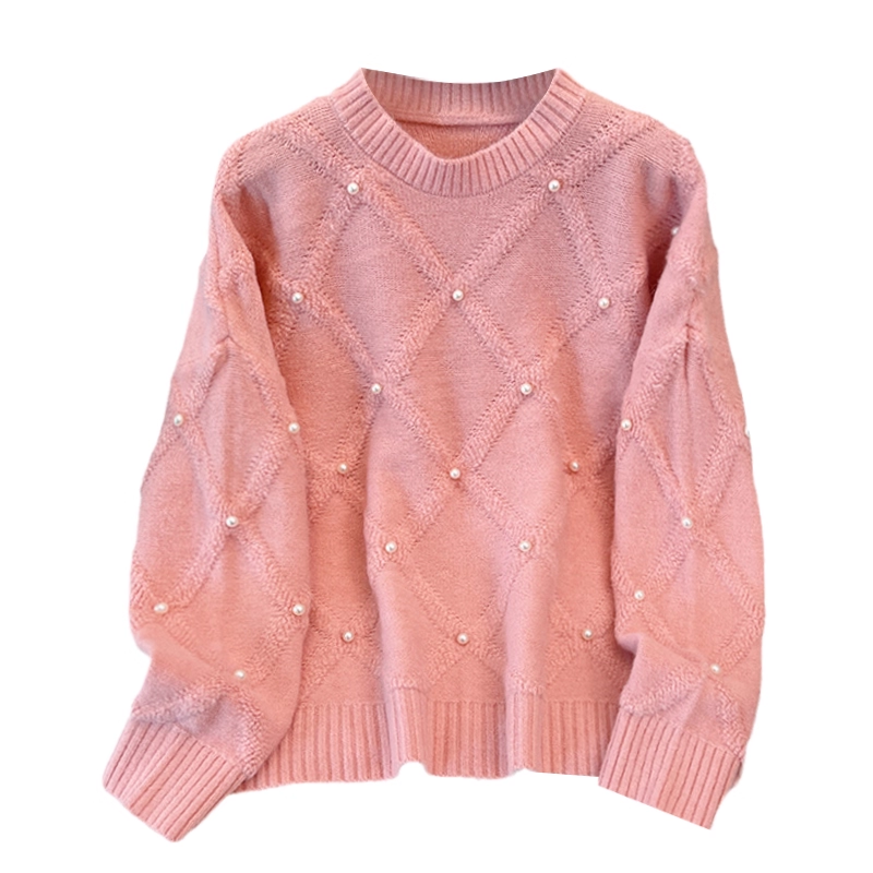 Sweet Pink Knitted Sweater YM2303
