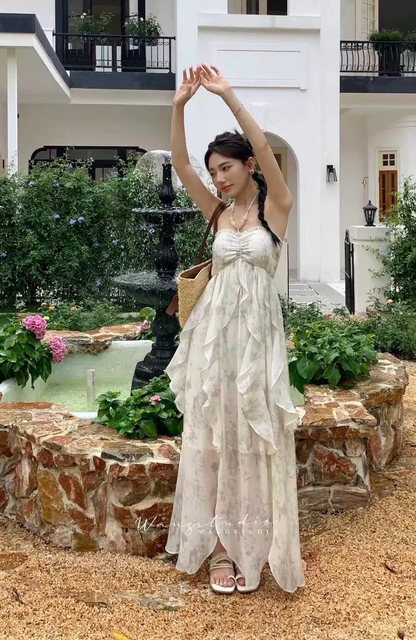 Sexy Halter Chiffon Party Dress Holiday Dress YM1765
