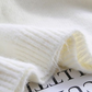 White niche mesh splicing sweet sweater  YM1934