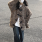 Retro Hip Hop Street Horn Button Cardigan Sweater YM696