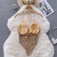 Women's sequined halter top with tassels,YM29