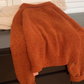 Vintage orange pullover sweater YM1892
