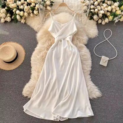 Simple A-line Summer Dress  YM601