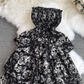 A-line printed dress seaside vacation dress YM886