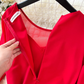 High sense vocation dress long skirt women's pleated long summer dress YM307
