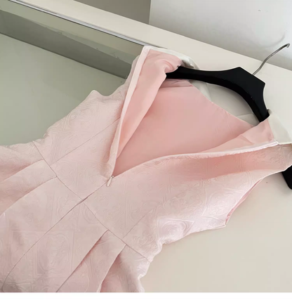 Elegant Pink A Line Birthday Dress Party Dress YM2080