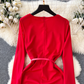 High sense vocation dress long skirt women's pleated long summer dress YM307