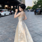 Palace Style Light Dress Sequin Jacquard Birthday Dress New Style YM2033