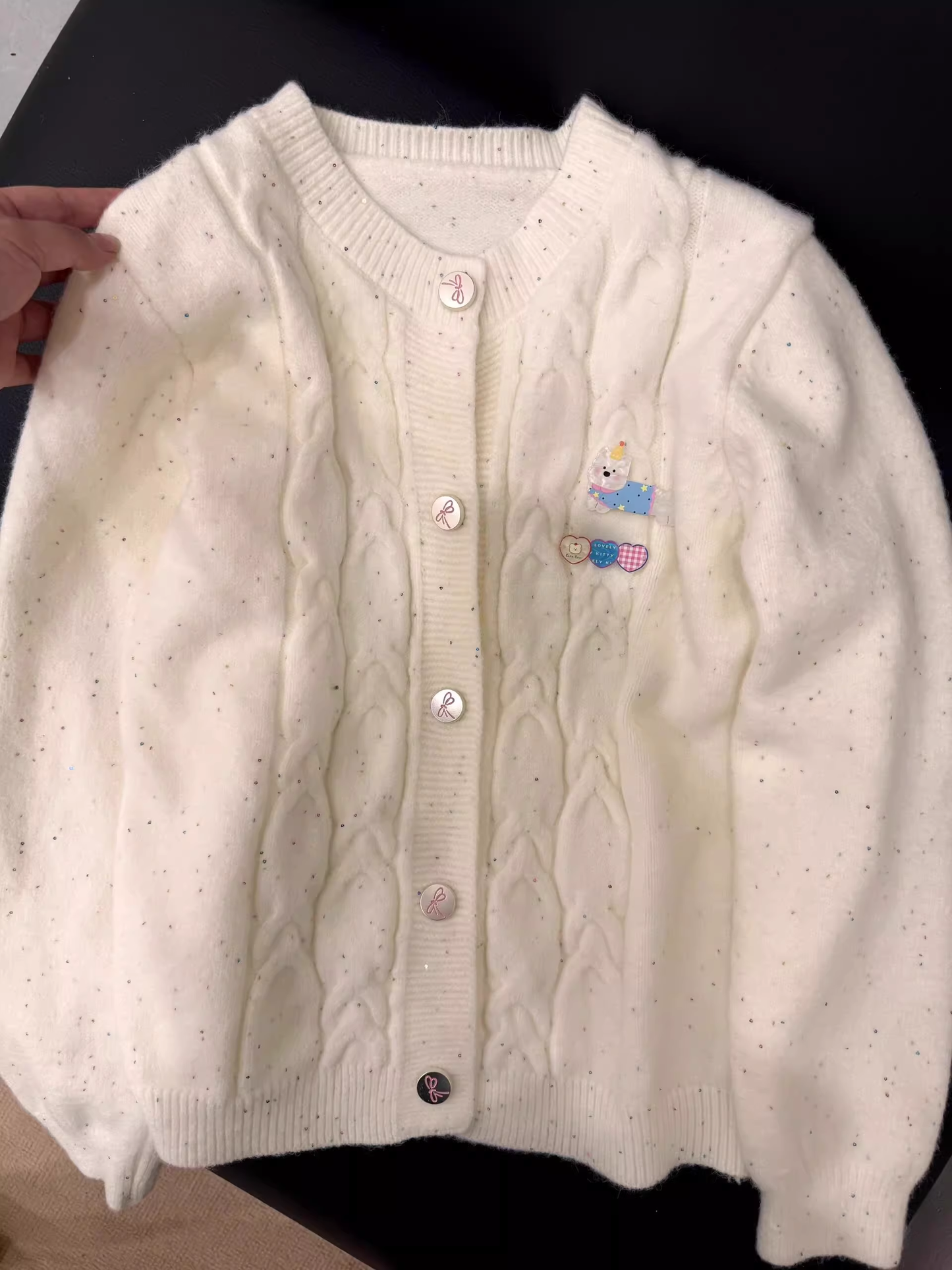 Cute, Versatile, Soft And Cozy Knitted Cardigan Sweater YM2410