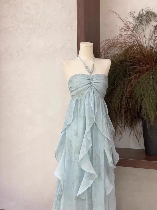 Sexy Red Halter Neck Chiffon 19th Birthday Homecoming Dress cc3778 main image 1