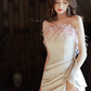 Strapless Evening Dress Short Brithday Dress YM1613