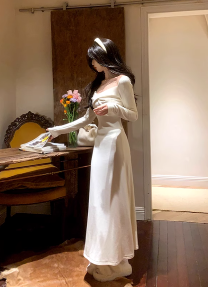 Classy Women's Long Sleeve Slim Fit Prom Dress Birthday Outfits YM1750